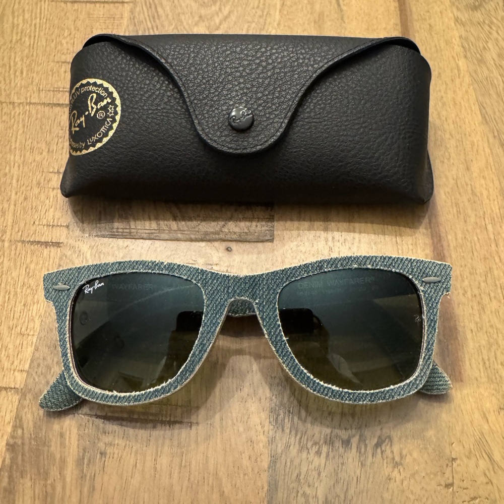 RayBan Original Wayfarer Green Denim